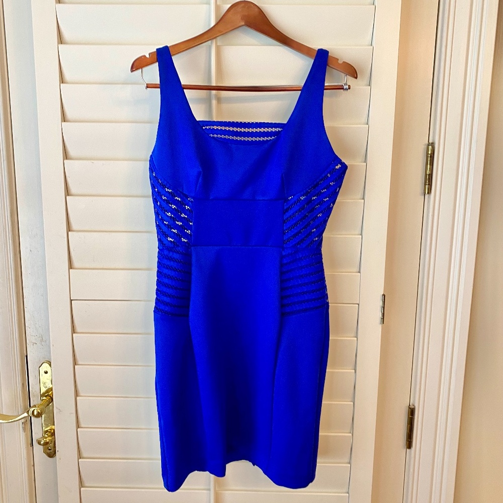 Metaphor Dress Blue Size 8